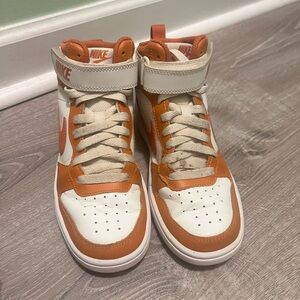 Nike Kids Sneakers - Orange and White